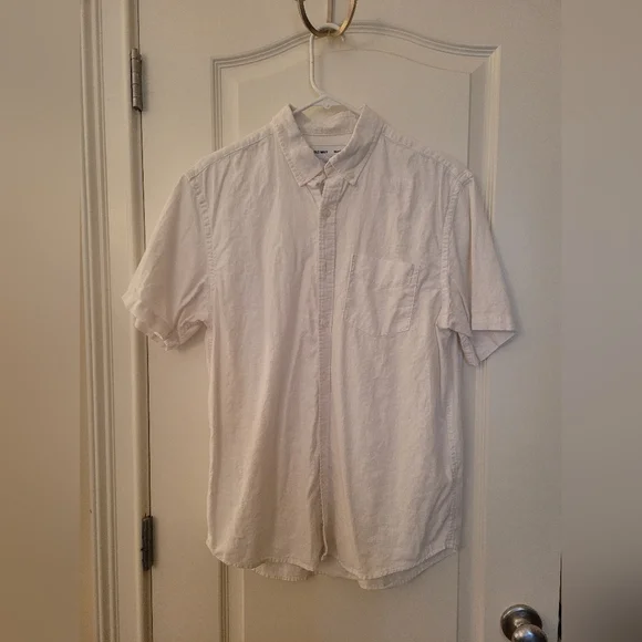old navy men's short sleeve dress shirts Navy Men Old Navy Collar Shirts Old Navy Short-Sleeve Linen-Blend Camp Shirt For Men
